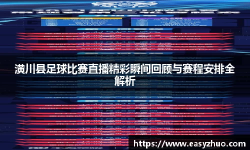 潢川县足球比赛直播精彩瞬间回顾与赛程安排全解析
